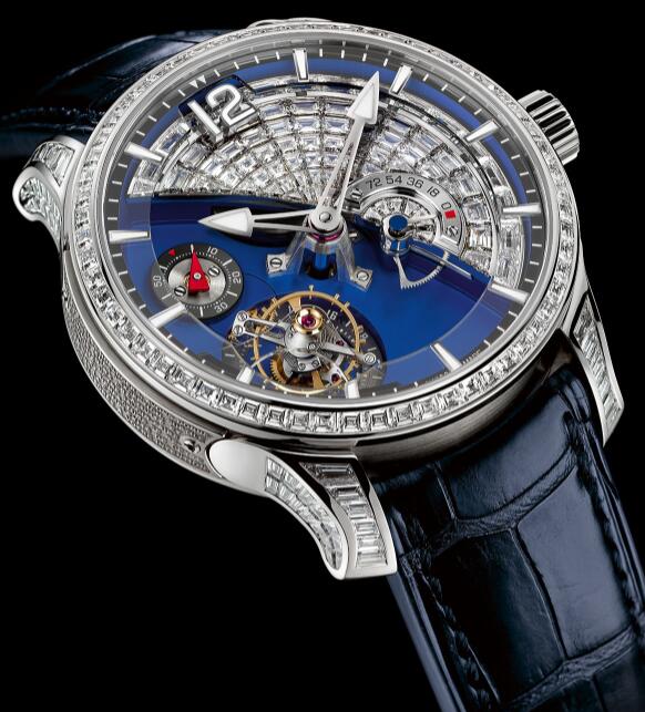 Greubel Forsey Tourbillon 24 Secondes Contemporain White gold Diamond Replica Watch